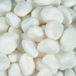 White pebbles