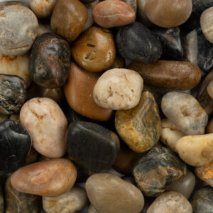 mixed polish pebbles